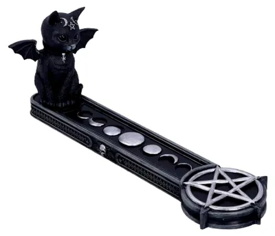 Produktbild von Räucherstäbchenhalter Malpuss, Schwarz, 24 cm