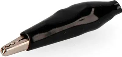 Produktbild von Edm Krokodilklemme Schwarz  Schwarz One Size