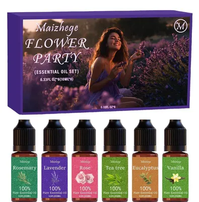 Produktbild von Ätherische Öle Set Aromatherapie für Diffusor 6 x 10 ml