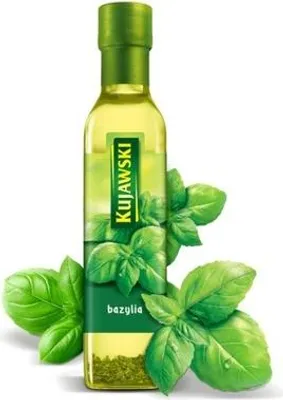 Obrázok produktu pre Kujawský repkový olej s cesnakom a bazalkou, 250 ml