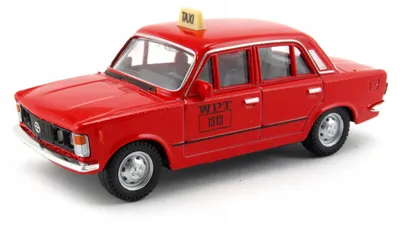 Image de Welly Fiat 125p Taxi Modèle Réduit 1:43