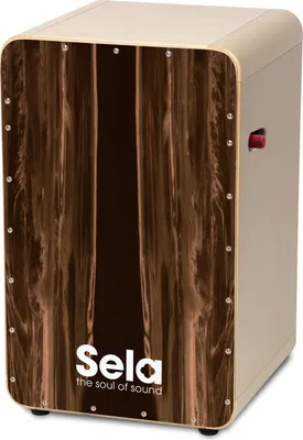 Produktbild von Sela SE-106, Cajón-Trommel, Walnuss, Holz, 300 mm, 300 mm, 470 mm, Deutschland