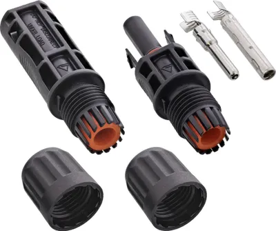 Produktbild von InLine 94010, Standard4/MC4/PV4, Schwarz, Männlich/Weiblich, Gerade, IP68, -40 - 85 °C