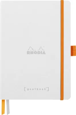 Produktbild von Rhodia Goalbook A5 120 Bl elfenbein 90g, Dot/punktkariert Weiß 117815C
