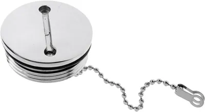Zdjęcie produktu dla Korek wlewny ze stali nierdzewnej do zbiorników, o średnicach 1,5" i 2" (38 mm, 50 mm), wodoodporny, przeznaczony do zastosowań morskich