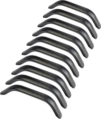Produktbild von Famanu Möbelgriff für Schubladen und Türen - Lochabstand: 128 mm - 20 Stück - Schwarz