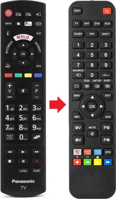 Produktbild von Fernbedienung passend für PANASONIC RC49129