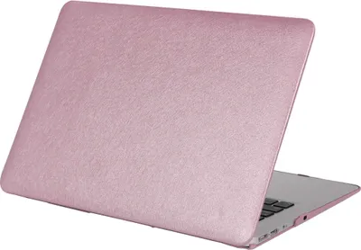 Produktbild von Mobigear Silk Texture MacBook Pro 15 Zoll (2008-2012) Hardcase Hülle MacBook Case - Lila - Model A1260 / A1286