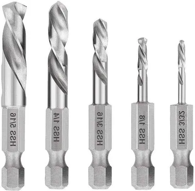 Produktbild von HSS-Sets mit M23/32, 1/8, 3/16, 1/4, 5/16 Zoll, 5-teilig, .
