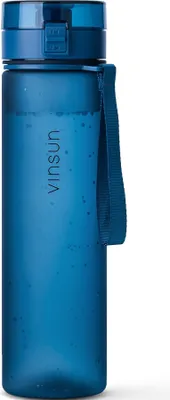 Produktbild von Trinkflasche 1L Sport Flasche Schraubverschluss BPA frei für Kohlensäure Vinsun