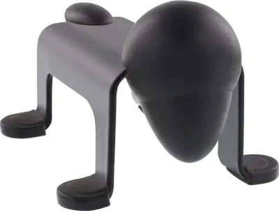 Produktbild von WAGNER Bodentürstopper DOG DOOR STOP - Ø 105 x 70 x 60 mm, schwarz, zum Hinstellen, Industriestahl & Gummi - 15520801