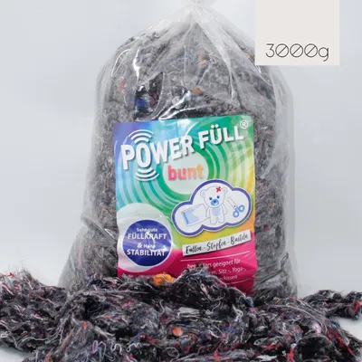 Produktbild von Glaeser Füllwatte grau 3000g Stopfmaterial Bastelwatte