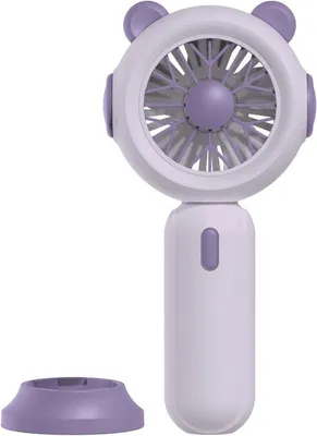 Produktbild von Mini USB-Ladegerät Handventilator - 3 Geschwindigkeitsstufen - für Büro, Reise, Tasche, Camping