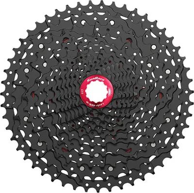Immagine prodotto di Cassetta SunRace a 12 velocità, nero/rosso 11-36T, 11-12-13-14-15-17-19-21-24-28-32-36