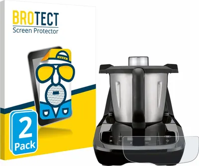 Produktbild von 2x BROTECT Schutzfolie für SilverCrest Monsieur Cuisine compact Displayschutz Displayschutzfolie Folie Matt Entspiegelungsfolie