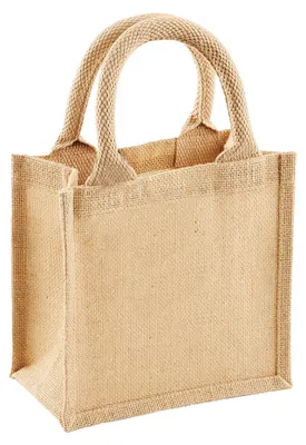Image de Westford Mill Petite pochette cadeau en jute (4 L) FK971 (taille unique) (nature)