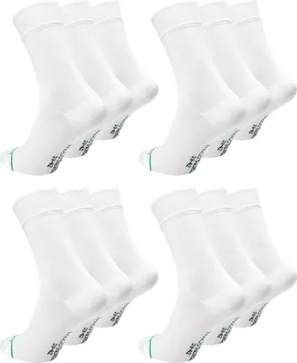 Produktbild von Paolo Renzo Bambus Business Socken Damen & Herren 12 Paar 43/46 Weiß