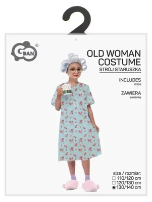 Obrázok produktu pre Detský kostým Staruška, veľkosť 130/140 cm - Godan