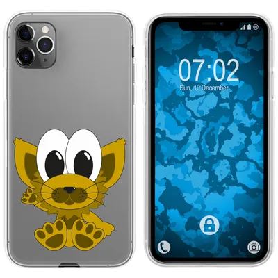 Produktbild von PhoneNatic Case kompatibel mit Apple iPhone 11 Pro Silikon-Hülle Cutiemals M7