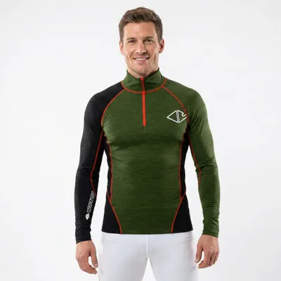 Obrázok produktu pre Merino termo tričko CRAZY Pull Fahrenheit Man Green L