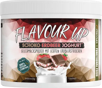 Produktbild von ProFuel Flavour Up (250g) Choco Strawberry Yoghurt - Funktionelle Lebensmittel - Geschmacksstoffe/Süßstoffe