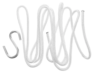 Produktbild von Verstellbares Schaukelseil mit S-Haken und Karabiner für Hängematten und Sitzschaukeln