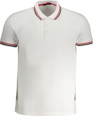Produktbild von Cavalli Class Herren-T-Shirt mit Kragen Moniade weiß XL