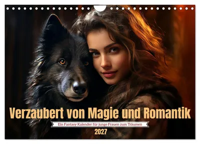 Produktbild von Verzaubert von Magie und Romantik (Wandkalender 2027 DIN A4 quer), CALVENDO Monatskalender