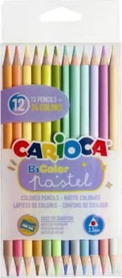 Immagine prodotto di Carioca 43309 pastello colorato 12 pz