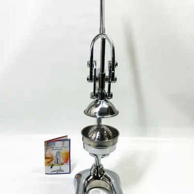 Obrázek produktu pro Profesionální ruční odšťavňovač citrusů Moongiantgo, 0,4-0,6 l (bez OVP), vysoce kvalitní pákový odšťavňovač z nerezové oceli 304, pro lisování granátových jablek, pomerančů a citronů - robustní, trvanlivý a odolný proti korozi