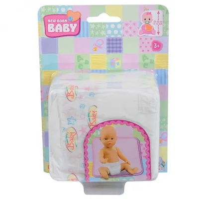 Produktbild von Simba S 5561906, Puppewindeln, 3 Jahr(e), Weiß, 5 Stück(e), Sichtverpackung