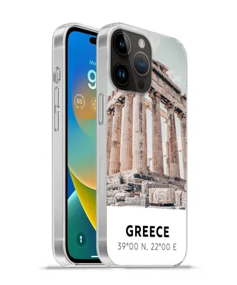 Produktbild von MuchoWow® Handyhülle Schutzhülle Hülle für Apple iPhone 14 Pro Max Griechenland - Tempel - Athen Silikon Softcase Handy Hülle - Hardcover