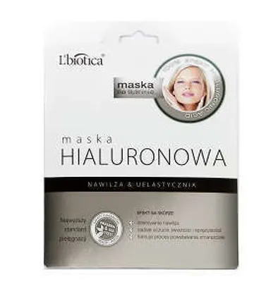 Zdjęcie produktu dla Maseczka Do Twarzy W Płacie Hialuronowa Nawilża I Uelastycznia