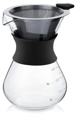 Handtropf-Kaffeebereiter aus Borosilikatglas 400 ml