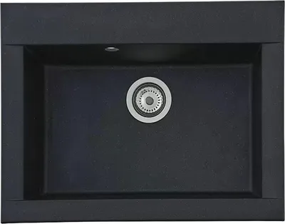 Produktbild von respekta Küchenspüle Einbauspüle Mineralite Ohio 66 x 50 schwarz -