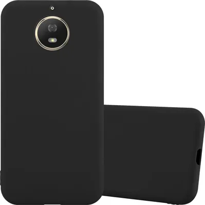 Produktbild von Cadorabo Hülle für Motorola MOTO G5S Schutzhülle in Schwarz Handyhülle TPU Silikon Etui Case Cover