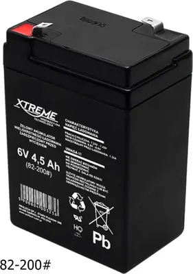 Produktbild von Gel Akku AGM Batterie 6V 4,5Ah 4,5 Ah Gelakku Ersatzakku XTREME Wartungsfrei