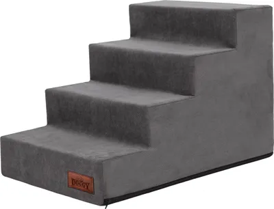 Zdjęcie produktu dla Duże schody dla psa 4 stopniowe, schodki materiałowe dla psa 60x40cm