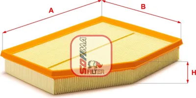 Produktbild von SOFIMA S 3251 A Luftfilter für BMW 5 Limousine (E60)