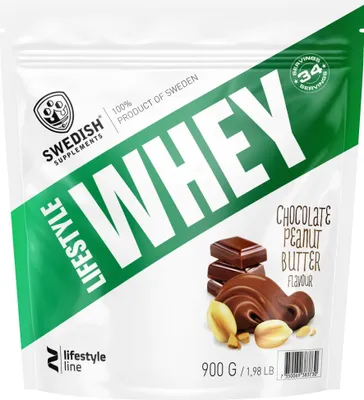Produktbild von SWEDISH Supplements | Lifestyle Whey Chocolate Peanutbutter