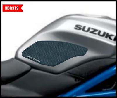 Produktbild von Motorrad Tankgriffpad aus Gummi, Schwarz, kompatibel mit Suzuki SV650