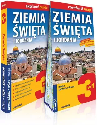 Produktbild von Ziemia Święta i Jordania 3w1: przewodnik, atlas i mapa