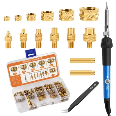 Gewindeeinsatz-Lötspitzen-Set, 60 W, 318-teilig