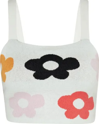 Immagine prodotto di SWIRLY top corto da donna - bianco multicolore, L