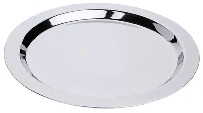 Produktbild von Bankettplatte, Buffetplatte, rund, Edelstahl 18/10, Ø32-80 cm wählbar : 32 cm Variante: 32 cm