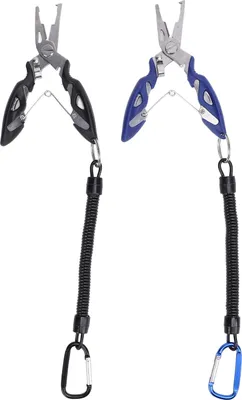 Image de 2PCS Fishing Pliers Stainless Steel Multifunctional Hook Remover Line Cutter Split Loop Opener Braid Scissors Pliers Fishing Gear for Men