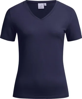 Produktbild von Greiff SHIRTS Damen T-Shirt Kurzarm V-Neck Regular-Fit Marine XS