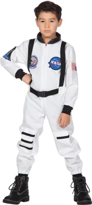 Produktbild von NASA Astronaut Kinder Overall - Fasching Karneval Kindergröße: 128