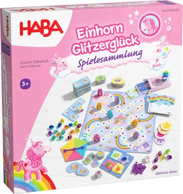 Image de HABA Jeu pour enfants Licorne Glitterglück Collection de jeux 2012231001