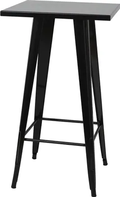 Produktbild von Stehtisch | HxBxT 105x60x60cm | Metall Industriedesign| Schwarz | Bistrotisch Bartisch
